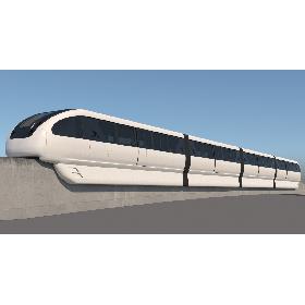 3D Monorail 002 model